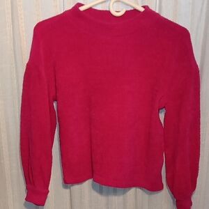 Old Navy Bright Fuchsia Knit Sweater